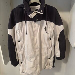 Marc Jacobs Black and White Raincoat